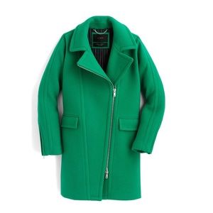 J. Crew Devin Stadium Cloth Wool Blend Coat